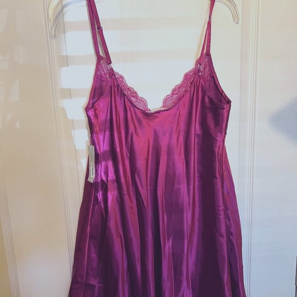 Morgan Taylor Intimates-2 PC. Nightgown LG & Robe XL-Lace/Diamond/Sparkle-NWT - Picture 11 of 16
